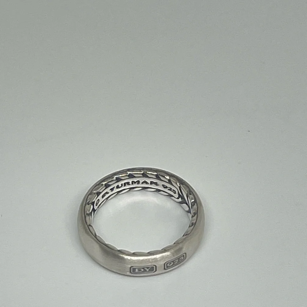 David Yurman Men’s Sterling Silver Ring